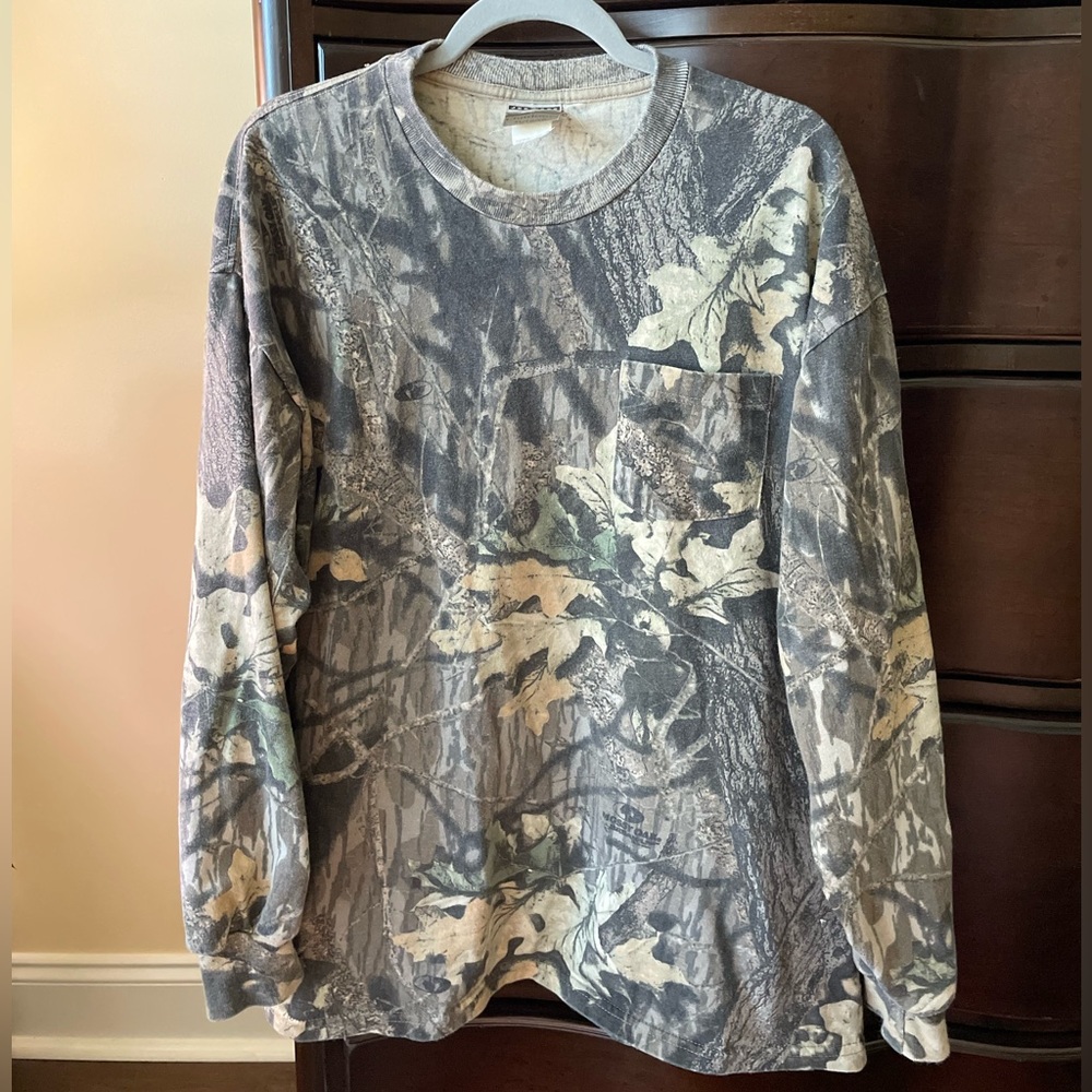 CAMO, Mossy Oak, vintage, long sleeve